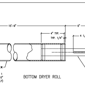 Bottom Dryer Roll (Raute)