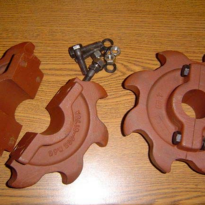 NW 22S-1-1/4" — 8T Hook Tooth Split Sprocket, 1-1/4" Bore