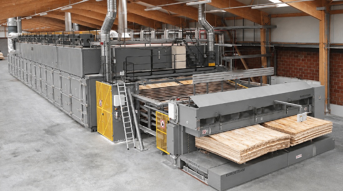 Northwest Dryer veneer dryer line