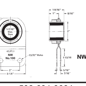 NW No. 100 Bearing Bracket
