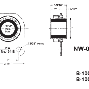 NW No. 104-B Bearing Bracket