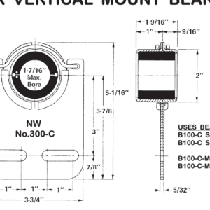 NW No. 300-C Bearing Bracket