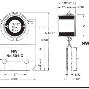 NW No. 301-C Bearing Bracket
